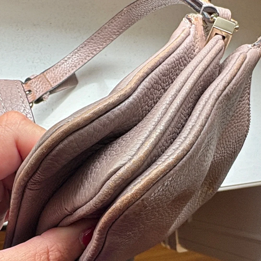 Kate Spade Taupe Leather Crossbody Bag